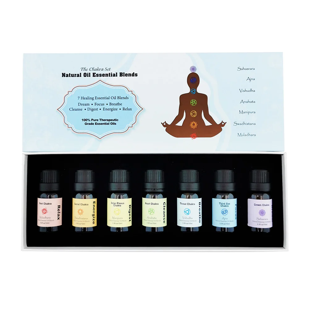 Luxury manufacturer OEM/ODM Chakra Essential Oil for body care