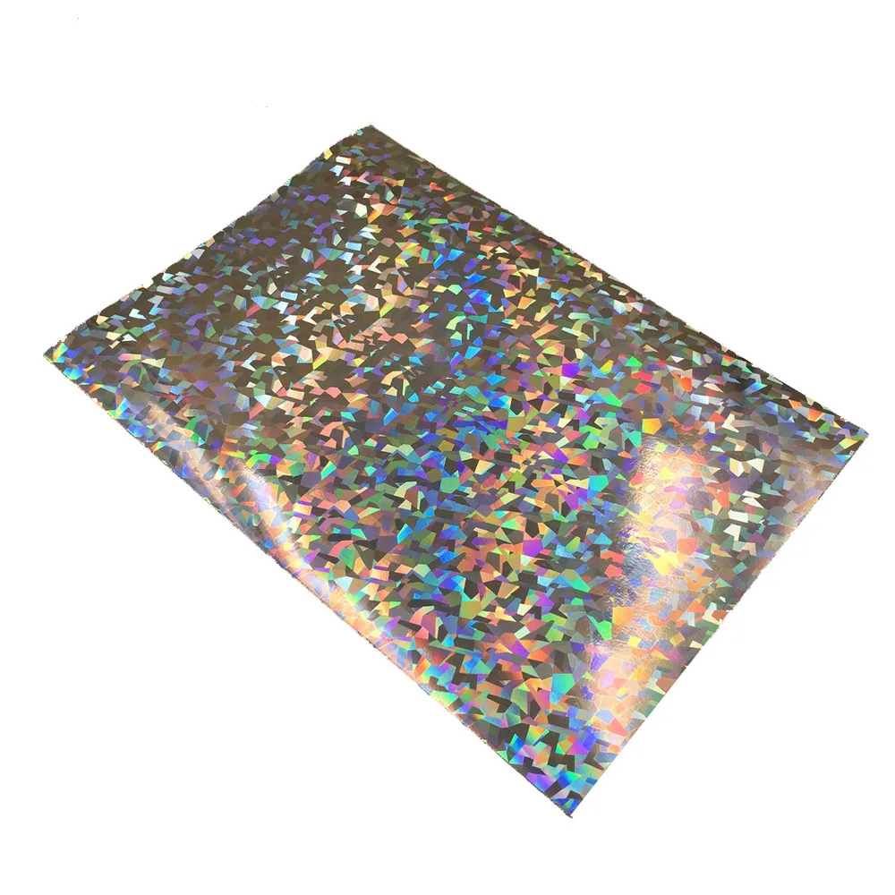 PET heat-resistant repellent holographic transfer showerproof hologram label printer foil stickers