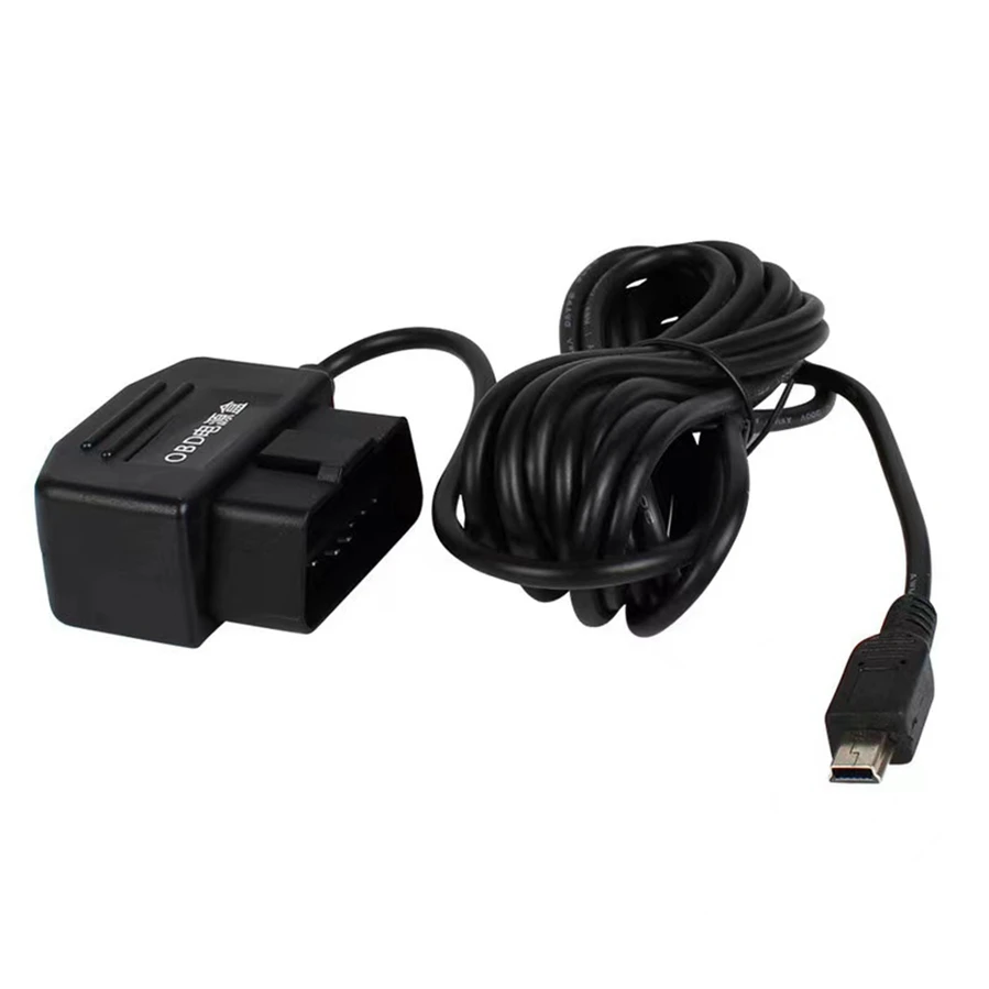 Автомобильное зарядное устройство OBD 16 Pin DC преобразователя постоянного тока, 12 В, 24 В до 5 В, 2A с микро USB кабель