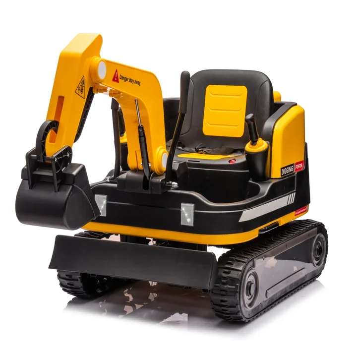 wholesale Children Outdoor  12v big size electric excavator kids toy excavator