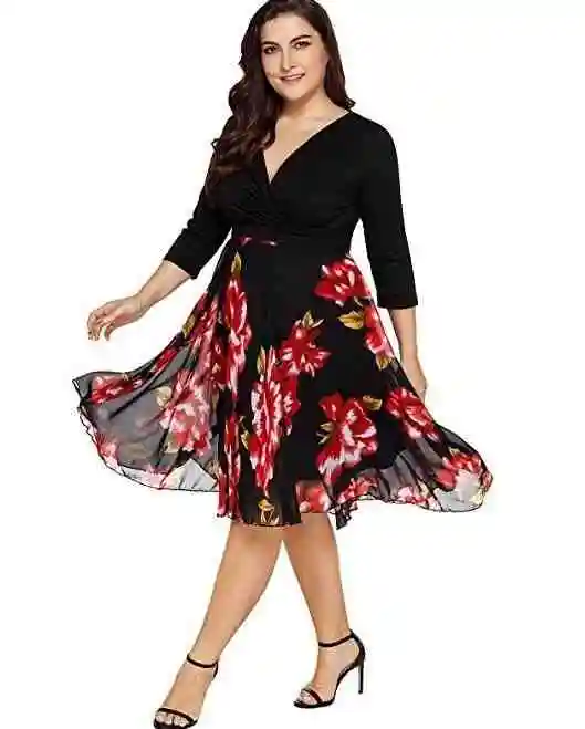 in stock good quality fashion plus size fat women clothes