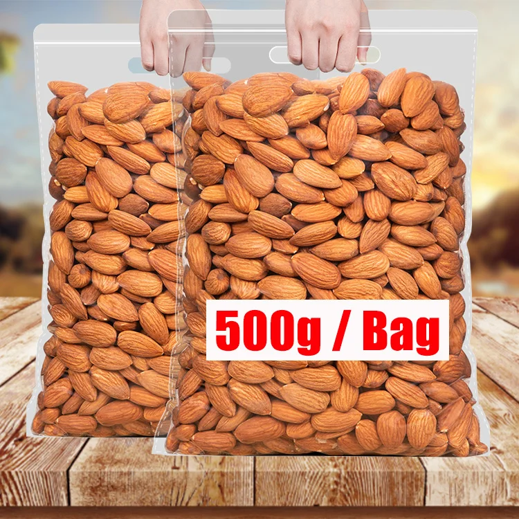 
OEM wholesale 500g bag almond tree nut snacks nuts and dried fruits food 