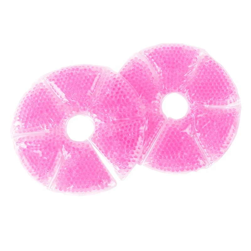 CSI OEM Reusable Nursing Pads Breast Feeding Gel Beads Hot Cold Pack Breast Pads