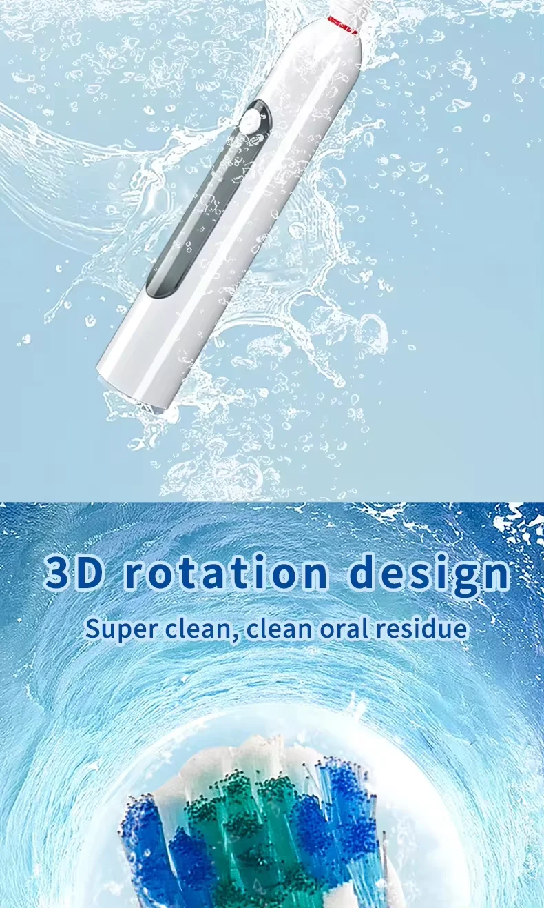 New arrival sonic electric toothbrush  black color rotary tooth brush electric
