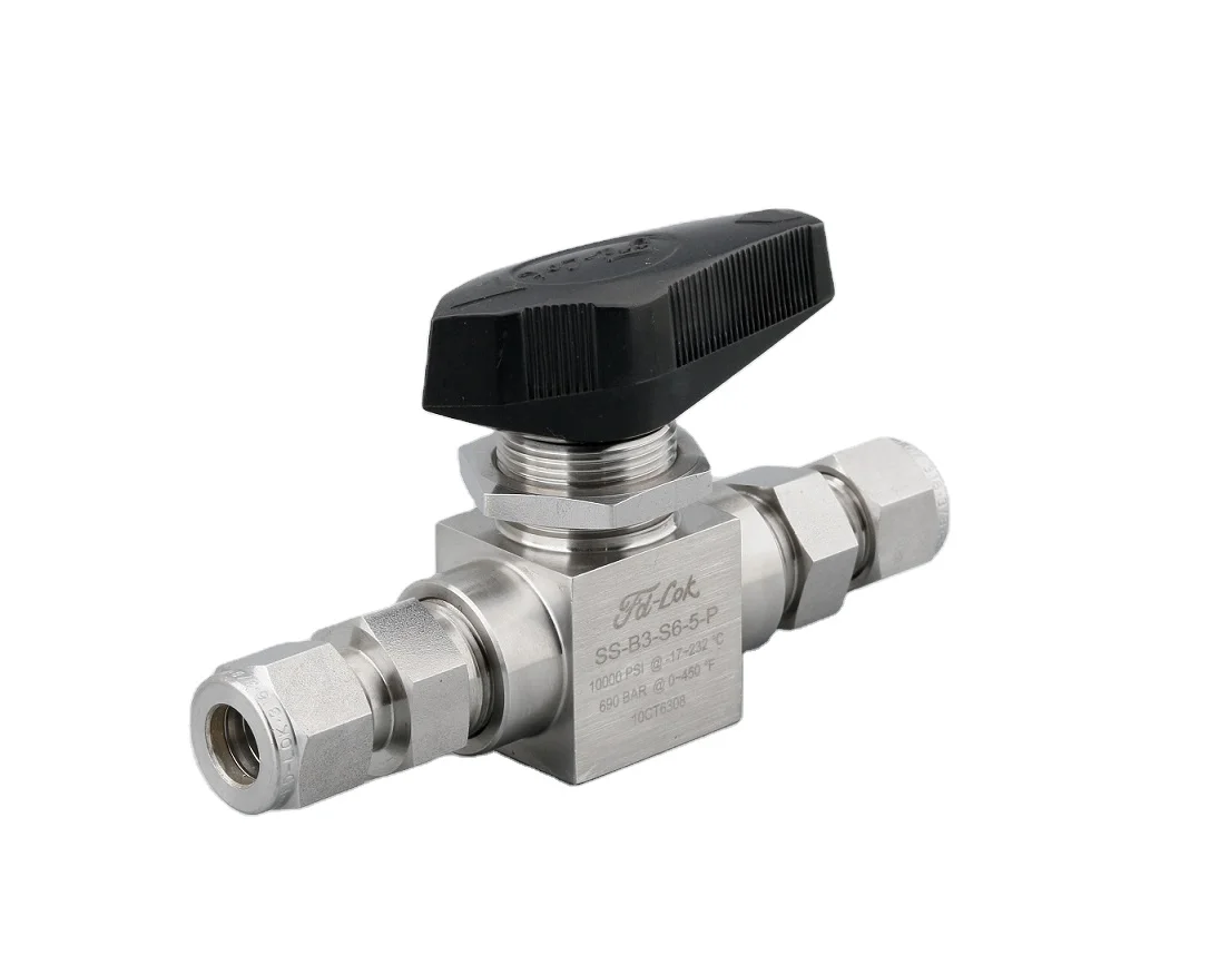 6000 psi ball valve trunnion ball valve high pressure ball valve Swagelok same