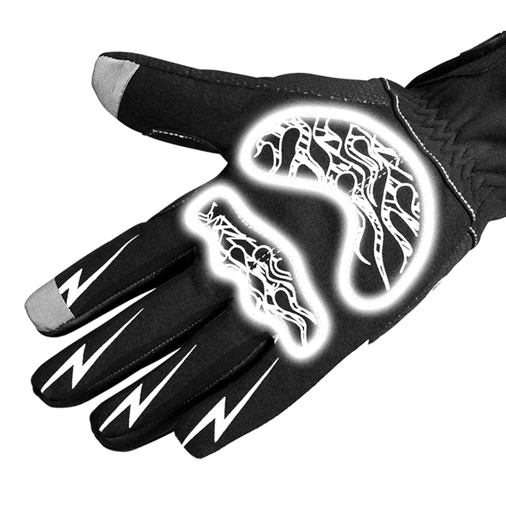 MOREOK Windproof Warm 3M Thinsulate Thermal Touchscreen Winter Outdoor Bicycle Bike Cycling Gloves for Men Women