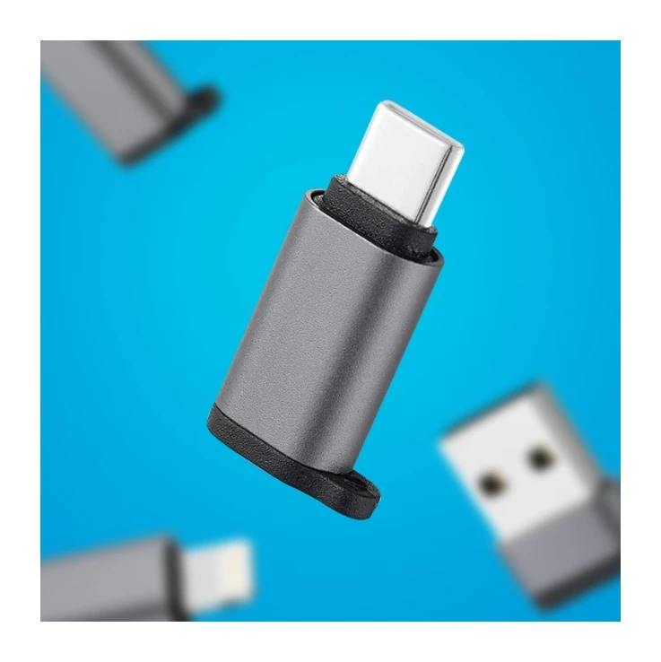 Flexi Type C USB C Female To USB 2.0 Male OTG Adapter, PD Fast Charging Converter Transfer OTG Adapter
