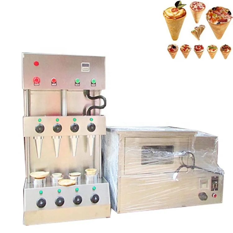 Factory direct supply umbrella pizza cone making equipment snack machine pizza/waffle cone maker