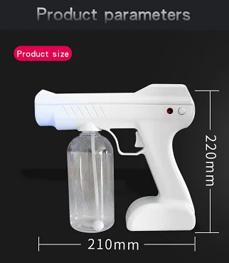  Hot Sale Electric Disinfection Fog Nano Mist Sprayer Sanitizer Wireless Hair Spray Gun for Car