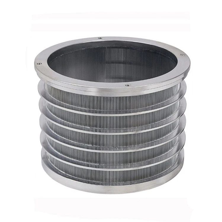 Paper pulp machine pressure screen basket wire drum filter screens basket