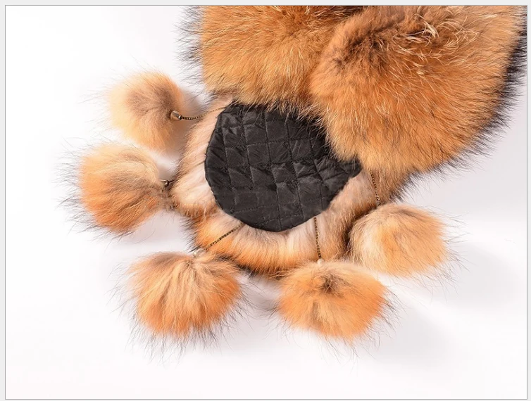 Hand Made Natural Raccoon Snow Warm Russian ushanka Fur Soviet Coyote Hat for Women Girl