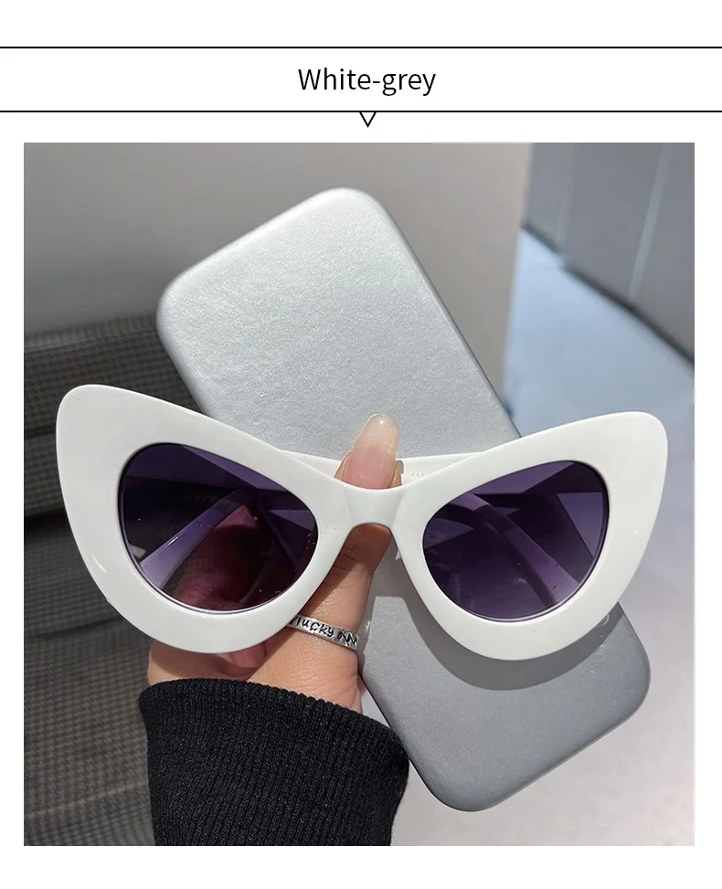 5141 Latest Fashion Cat Eye Sunglasses Wholesale Retro Shades Sunglasses For Women 2022
