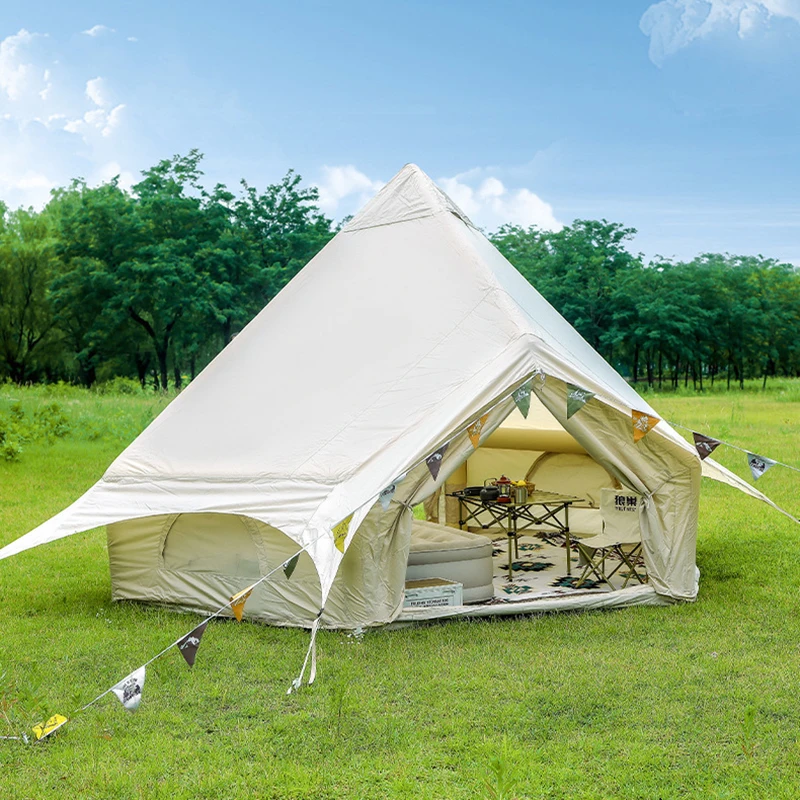 Careful Selection Silver-Coated Fabrics Automatic  No-Pitch Camping Tent