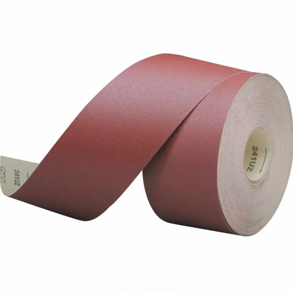 Jumbo Aluminium oxide abrasive cloth roll for metal and wood sanding