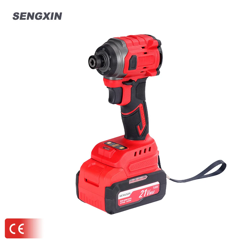 SENGXIN Rechargeable Lithium Battery Electric Wrench SX-230 Brushless Lithium Impact Driver Brushless Charging Screwdriver