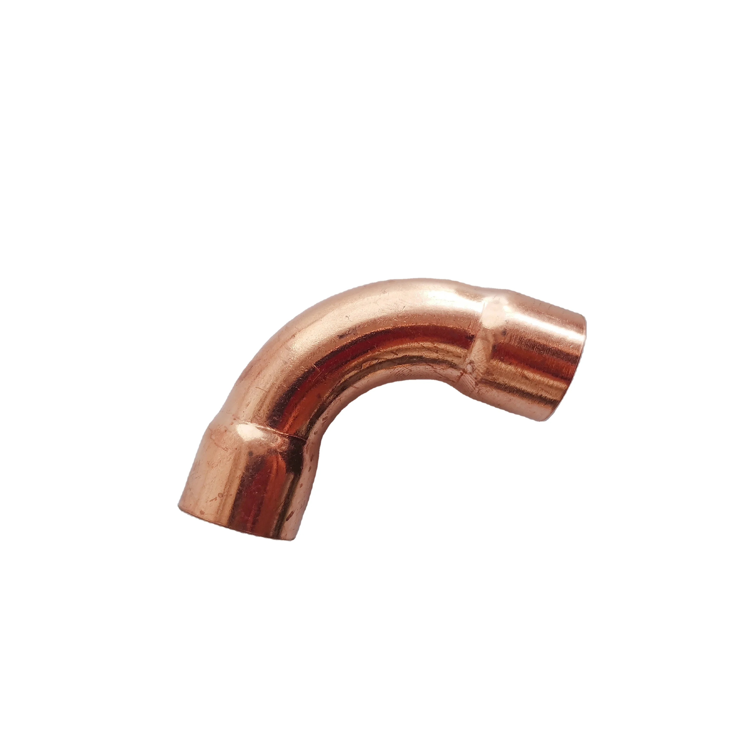 Top-Class Quality 90 Deg Elbow Copper Tube Plumbing HVAC Manufacturer Copper Fittings