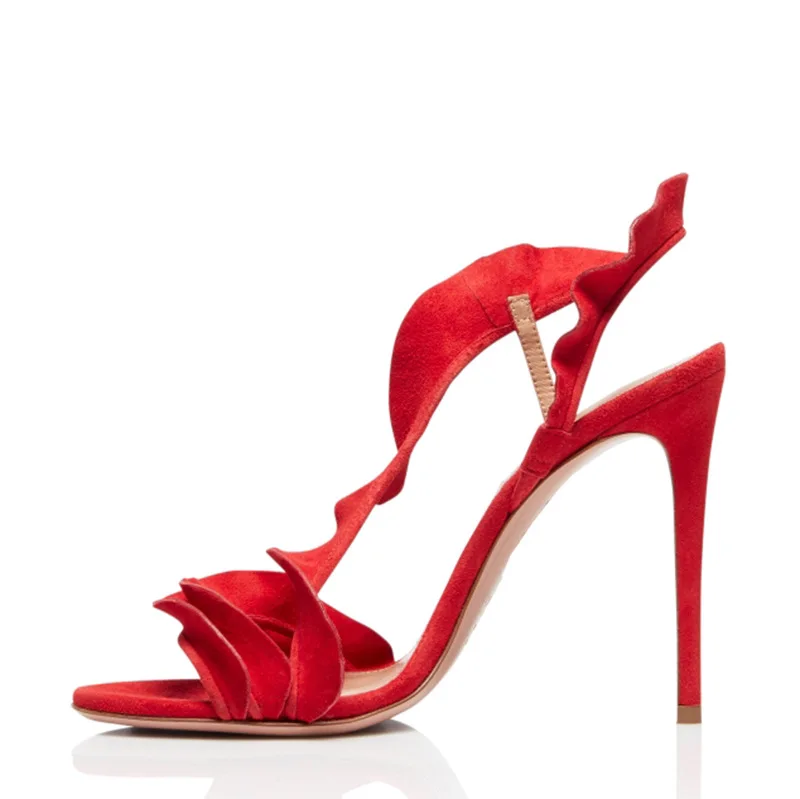 New arrivals 2021 large sizes open toe sandal for women party dress slipper