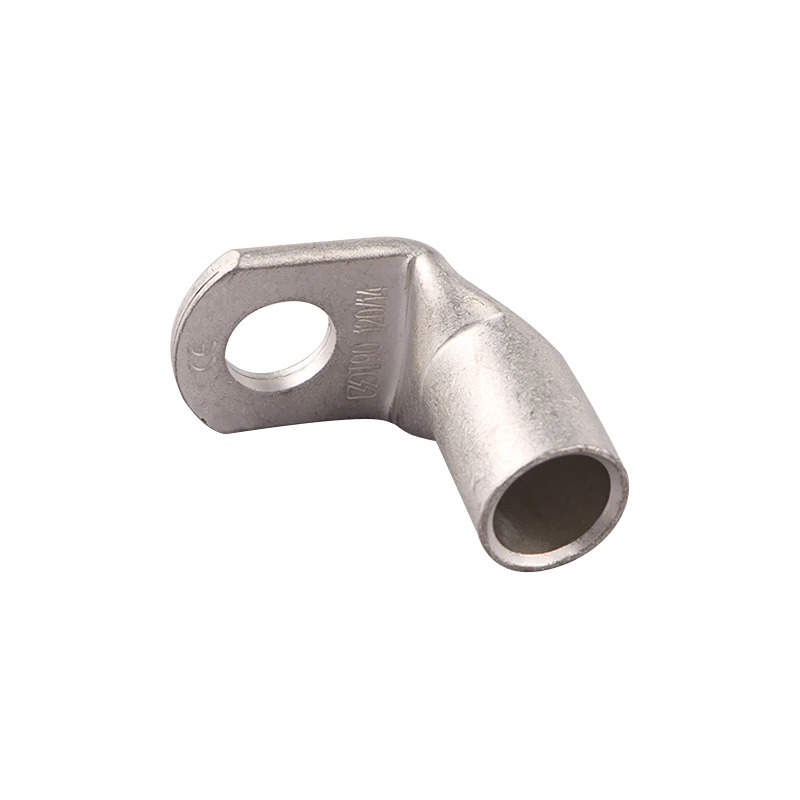 WZUMER L Shape 90 Degree 50mm 120mm T90 Crimp Cable End Terminal Lug