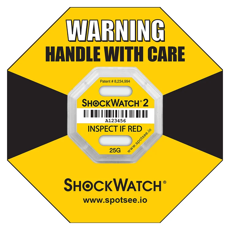 Shockwatch Shock Proof  Label Original Impact Indicator Shipping Warning Labels in Stock
