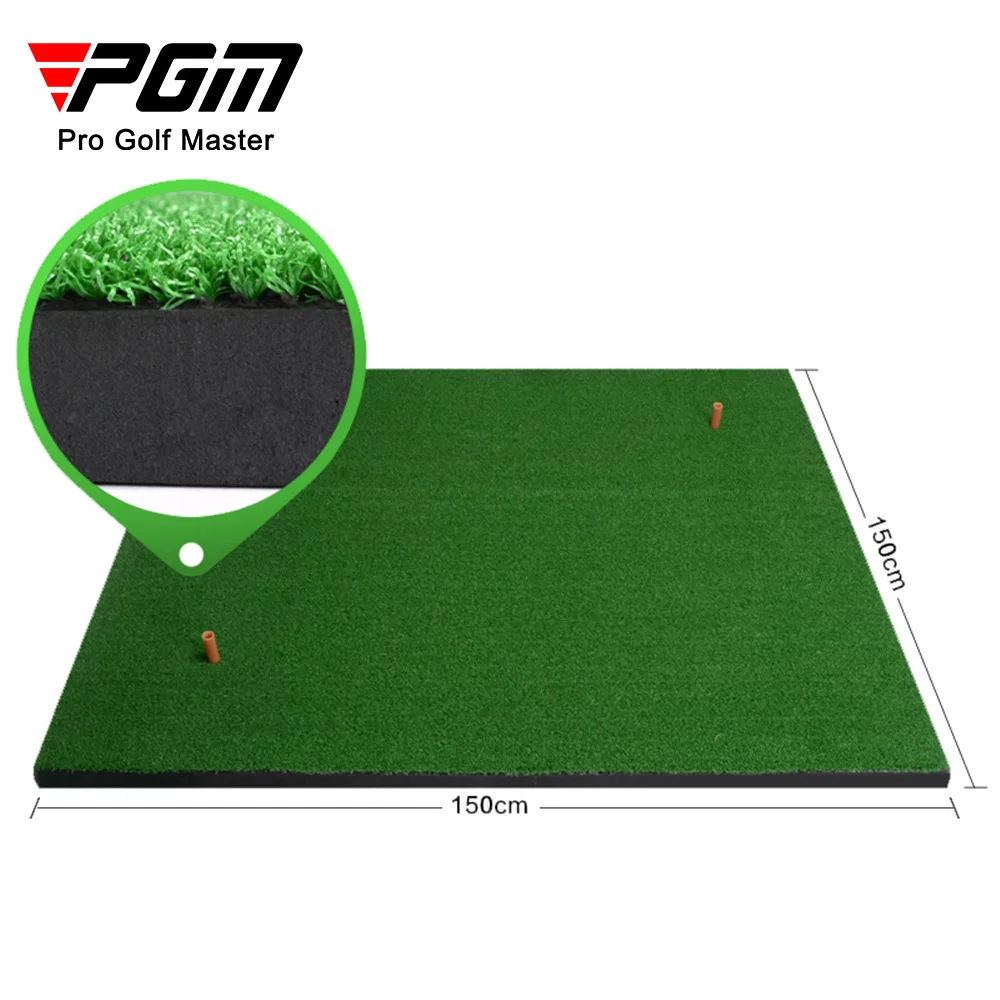 PGM manufactures golf driving range hitting mat training swing practice custom logo golf mat