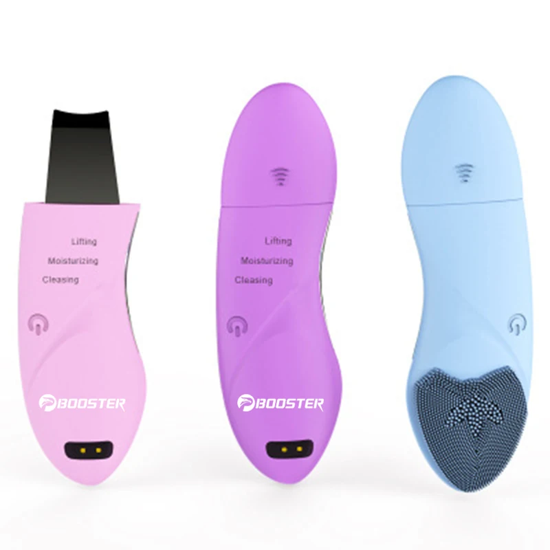 sonic Ultrasonic brush silicone facial cleansing brushes massager Skin Scrubber Ultrasonic Silicone Facial Cleaning Brush