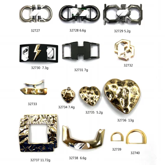 Fashion style buckle adjuster metal 2000 sets bronze used shoes shoe buckles for shoe making
