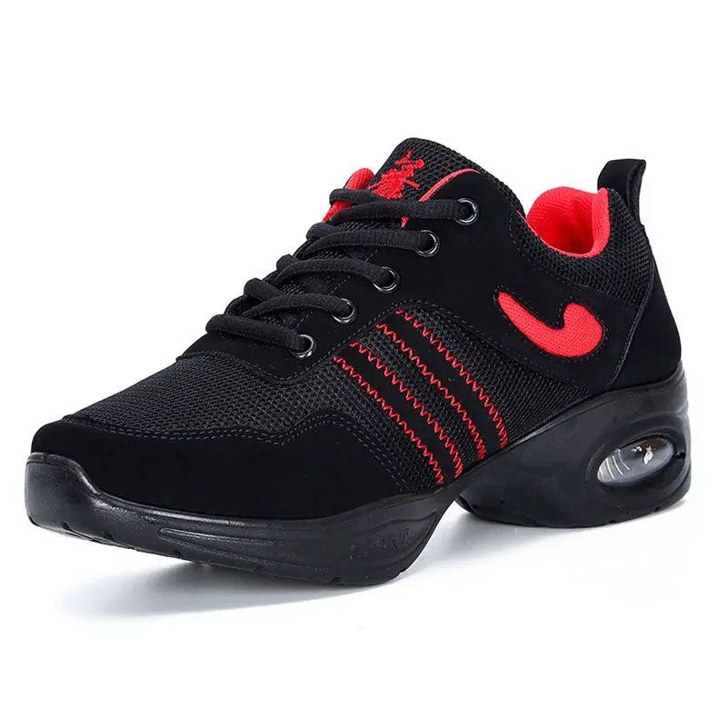 
Dance Sneakers Women Square Dance Shoes Soft Outsole Mesh Breathable Walking Shoes Children Modern Ballroom Sports Dancing Shoe 