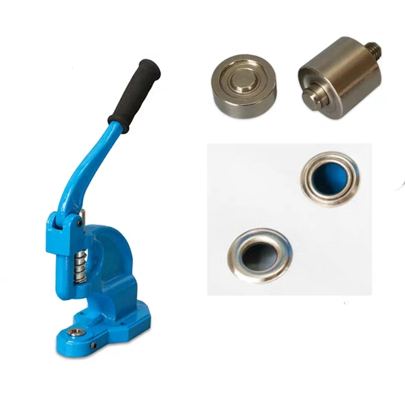 Guangzhou Manual Grommet Eyelet Punch Machine 6-15MM buttonhole Puncher With Hand Press