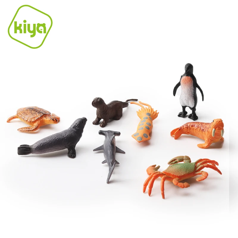 Kiya D104 marine animal Seals sea lions penguins crabs hot toys collectibles figurine toy animal