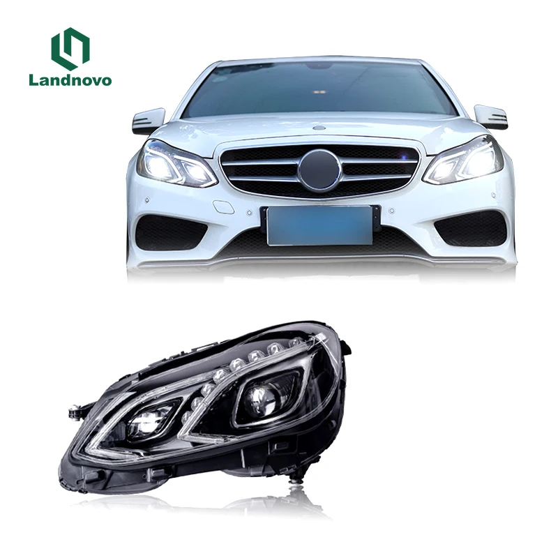 Super Brightness For Mercedes-Benz E class W212 Upgrade Front Light Car Headlight  Headlamp