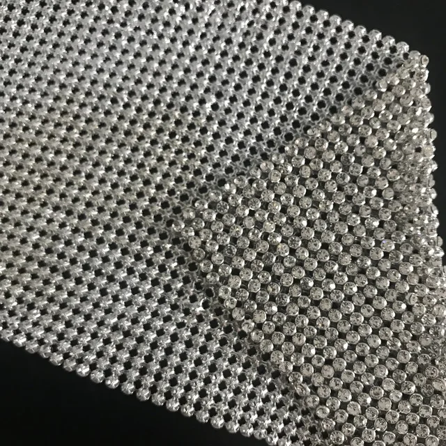 TOP QUALITY 2mm Crystal Fabric Sheet For Dress