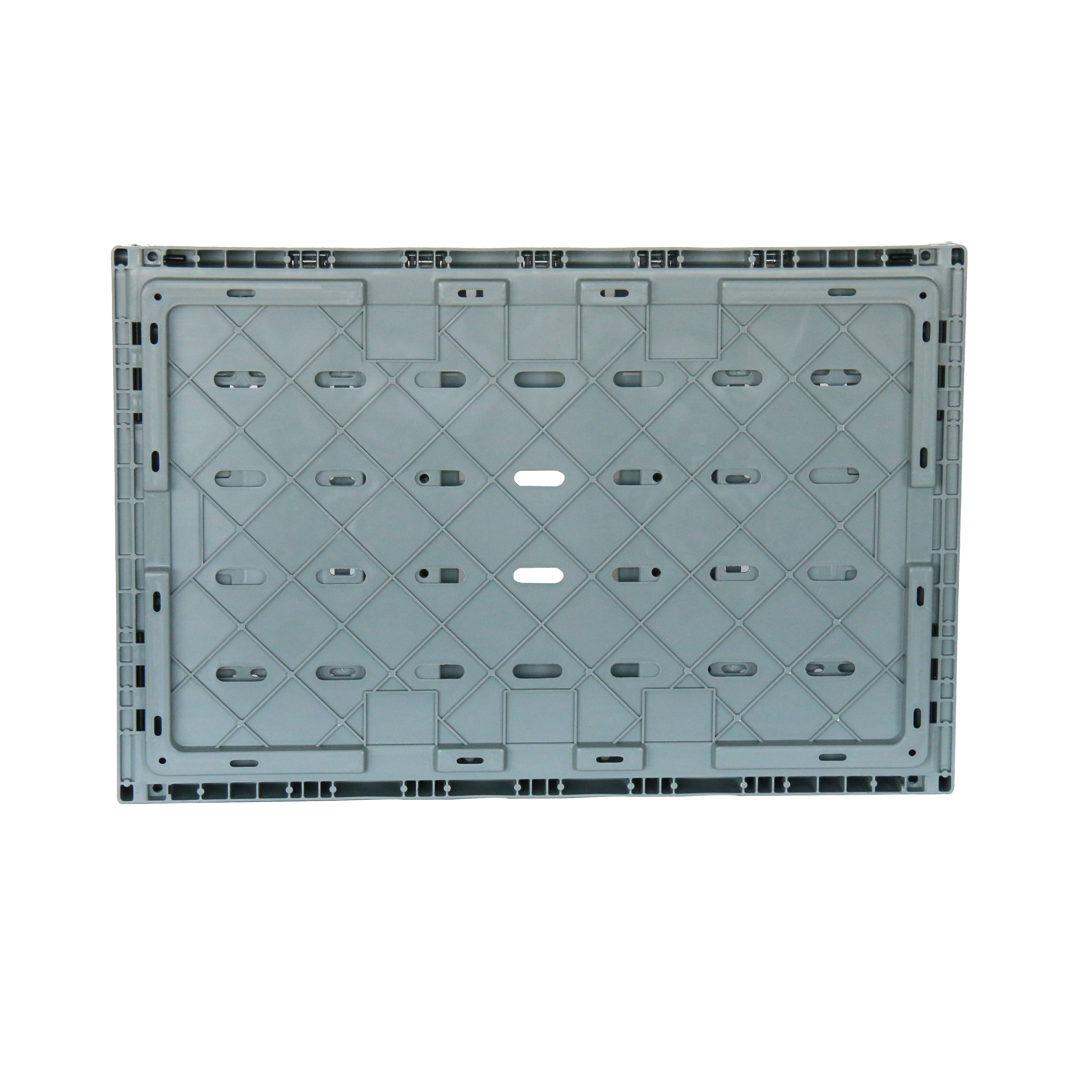 Farm harvesting plastic folding vented storage box for vegetables and cold chain