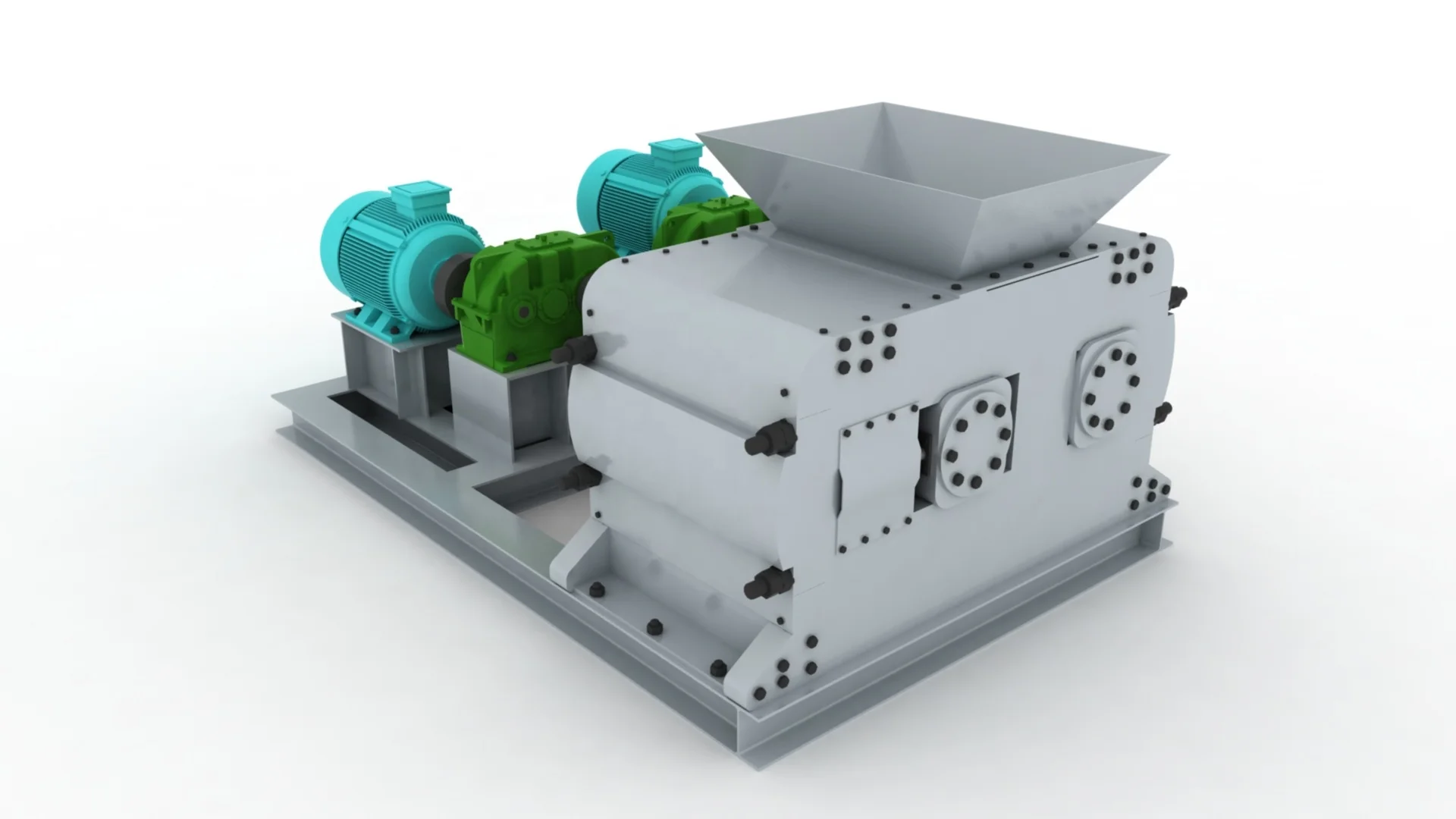 Bailing brand bentonite breaking machine roller crusher