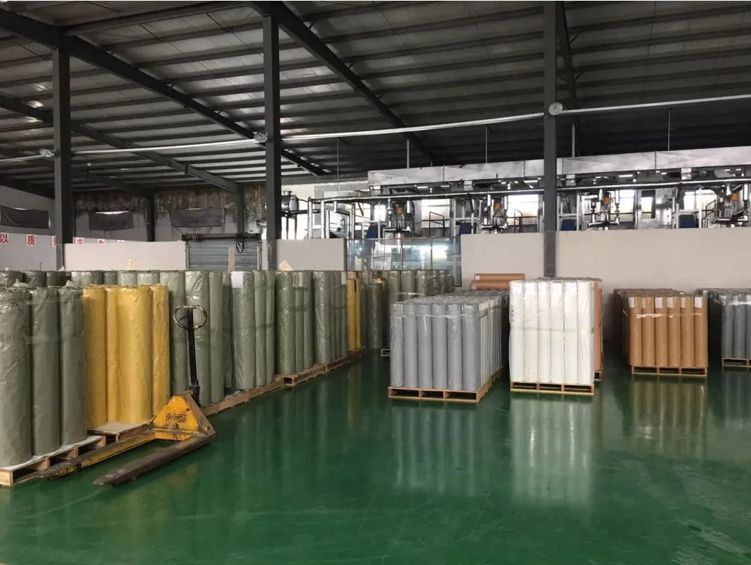 High Grade Vacuum Membrane Press PVC Metalized Film Decorative Door Membrane Laminate Sheets for MDF Cabinets