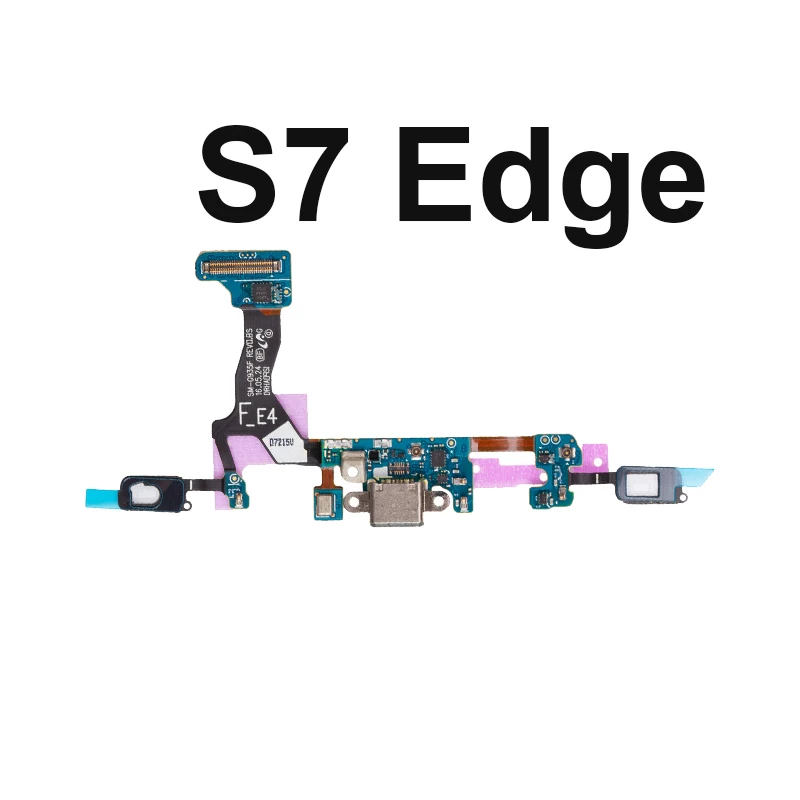 Original For Samsung Galaxy S5 S6 Edge S7 S8 Plus S9 A10 A20  Power Volume Motherboard Board Dock Fast Charging Port Flex Cable