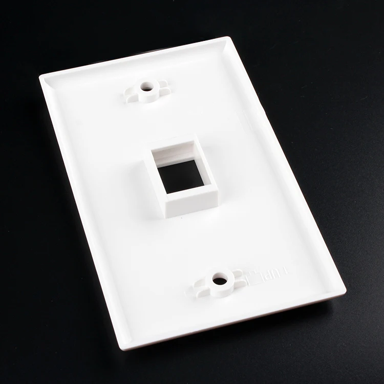 Gcabling USA 1port RJ45 Face Plate ABS Network wall faceplate RJ45 America type wall plate
