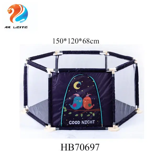 Wholesale Multi Color Foldable Infant Fitness Sport Toys Square Ball Pool Parent-child Toy Portable Baby Play Rails Fence