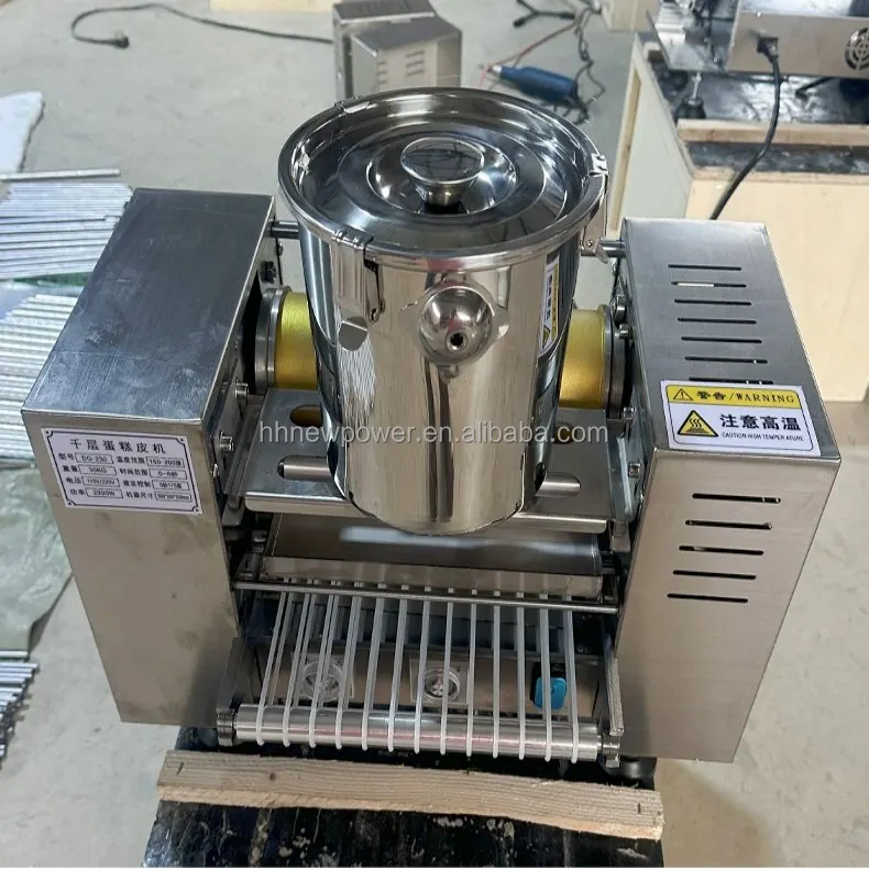 110V 220V pancake making machine thousand layer cake machine Electric Mille Crepe Cake Machine