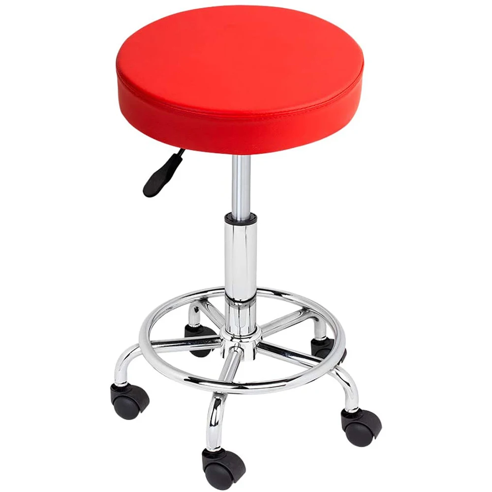 Procurement Service New Design Adjustable Chrome Legs PU Seats Swivel Bar Stool Chair