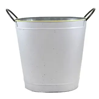 METAL PAIL galvanized bucket FLOWER POTS GARDEN DECORATION  PLANTER FOR COST EFFECTIVE PLANTS TUB METAL BUCKET