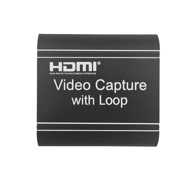 
Doonjiey 1080p USB 2.0 Record via DSLR Camcorder Action Cam Live Game Broadcast Audio Video Capture card Device with loop out 