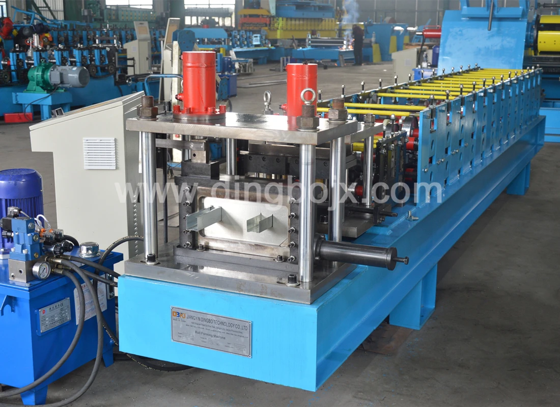 Customized Two rows of Stud and track roll forming machine  C and U channel machine