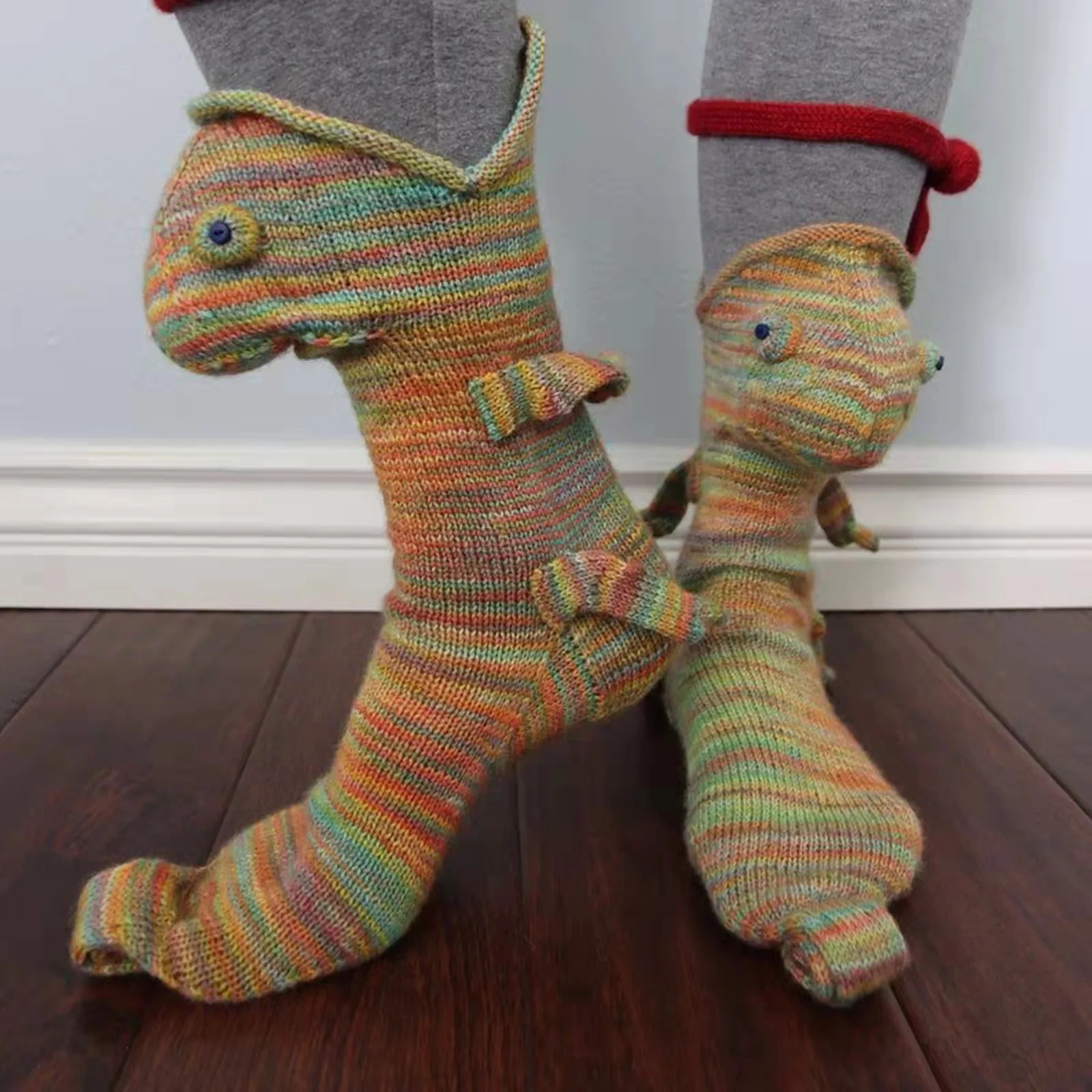 Designer Winter Thick Cartoon Animals Mens Socks Cotton Novelty Shark crocodile Socks