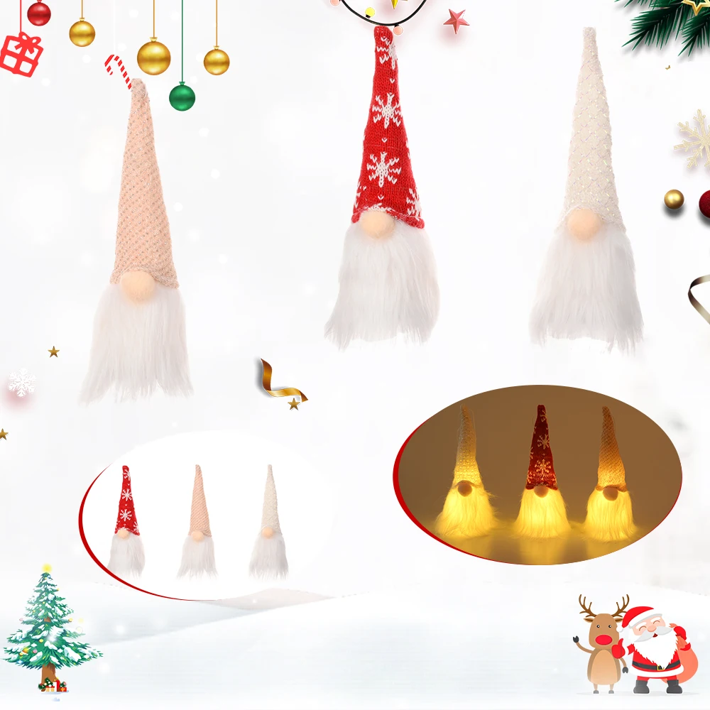 Xmas Gnome Doll Gift plush Faceless doll Christmas Gnomes For Elf Dwarf Home Ornaments Christmas Decorations