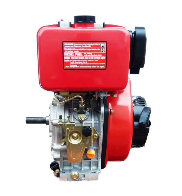 Высокое качество Китай 4HP 5HP 10HP 12HP одноцилиндровый 4-тактный четырехтактный двигатель с воздушные охлаждением Малый дизельный электрическим стартером мотора
