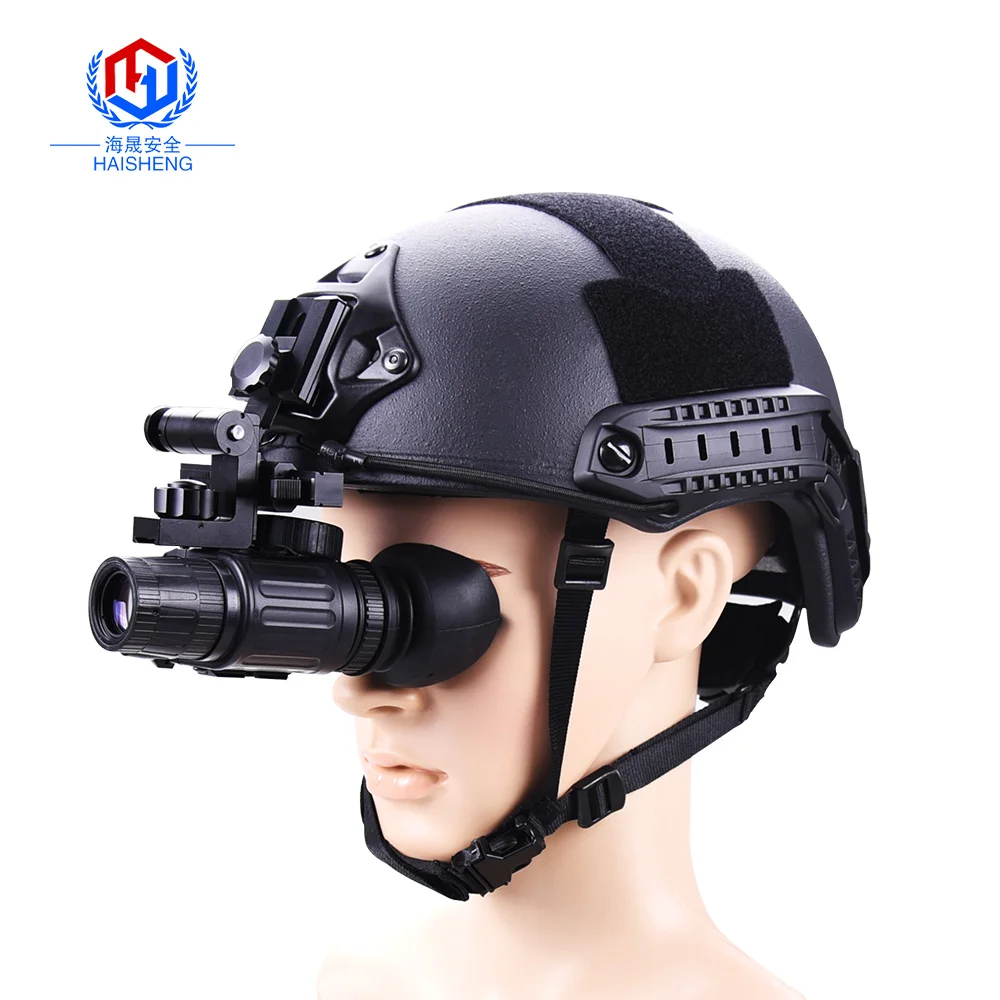 Compact lightweight night vision monocular, best quality nvm with 1x lens fit head mounted, wholesale night vision equipment