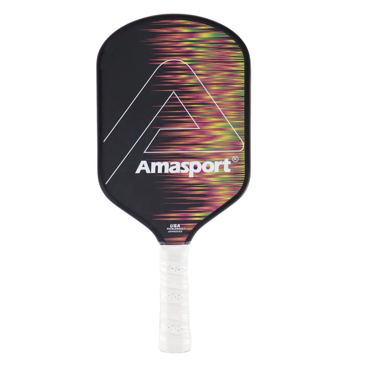 Carbon Abrasion Textured  Surface  USA Approved  Pickleball paddle Carbon Forged Elongated Handle Pickleball Paddle