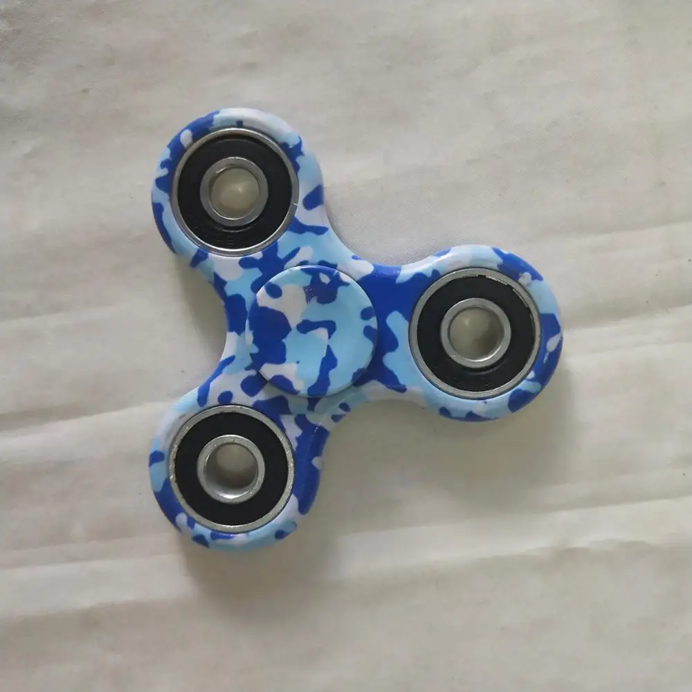 Wholesale Custom Brand Unisex Fidget Spinner 608 Bearings Funny Anti-Stress Toy Plastic Metal Material Cheap Spinning