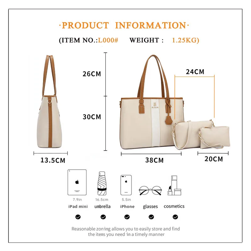 2024 New Arrival Handbags Ladies bags woman designer luxury bags famous brand bag  Free wallet China Guangzhou handbag factory