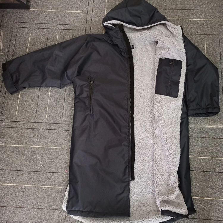Waterproof Dry Robe Change Coat Windproof Oversized Surf Poncho with
